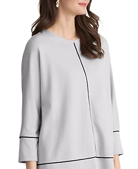 Jones New York Petite Dolman-Sleeve Tunic Top