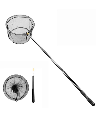 Xdovet Pool Skimmer Net Telescopic Pole Leaf Rake