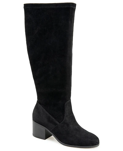Kensie Women's Louisa Knee-High Stretch Boot