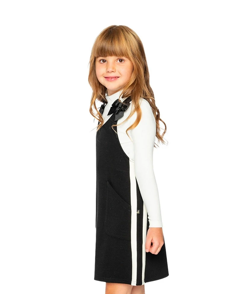 Deux par Toddler Girl 2T- 5T Brushed Rib Mock Neck Top