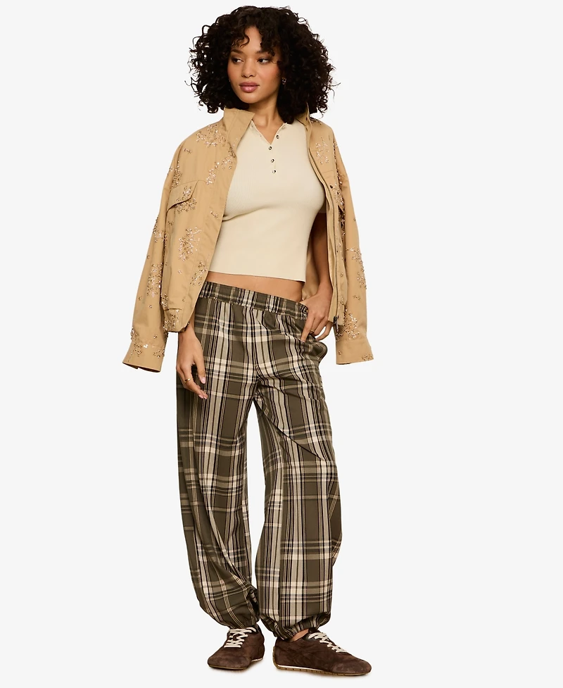 Sanctuary Petite Micro Pull-On Balloon Pants