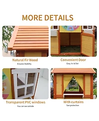 Yobtop Outdoor Playhouse for Kids