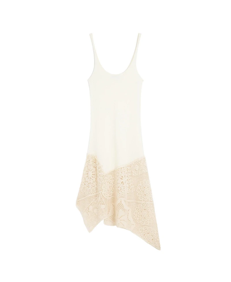 Desigual Women's Asymmetrical Fringe Dress