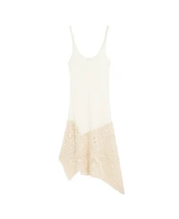Desigual Women's Asymmetrical Fringe Dress