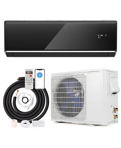 Sugift 12000 Btu 22 SEER2 208-230V Wifi Mini Split Air Conditioner Heat Pump System