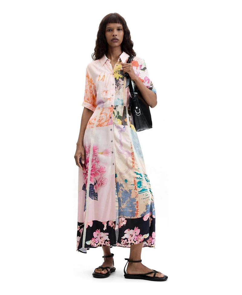 Desigual Women's Printed Long Dress