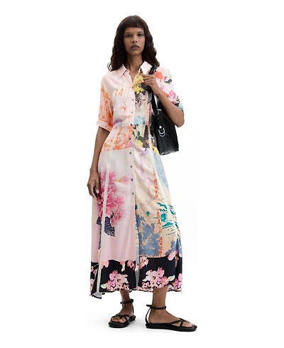 Desigual Women's Printed Long Dress