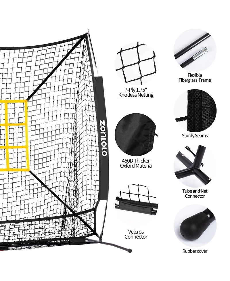 Aoligeijs 6x6ft Baseball Field Training Equipment
