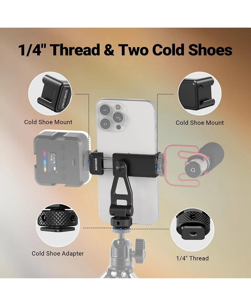 Neewer GA010 Camera Tripod for select iPhone and Android mobile devices