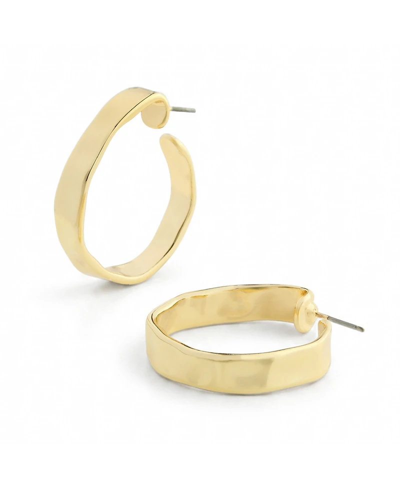 Steve Madden Gold Boho Hoop Earrings