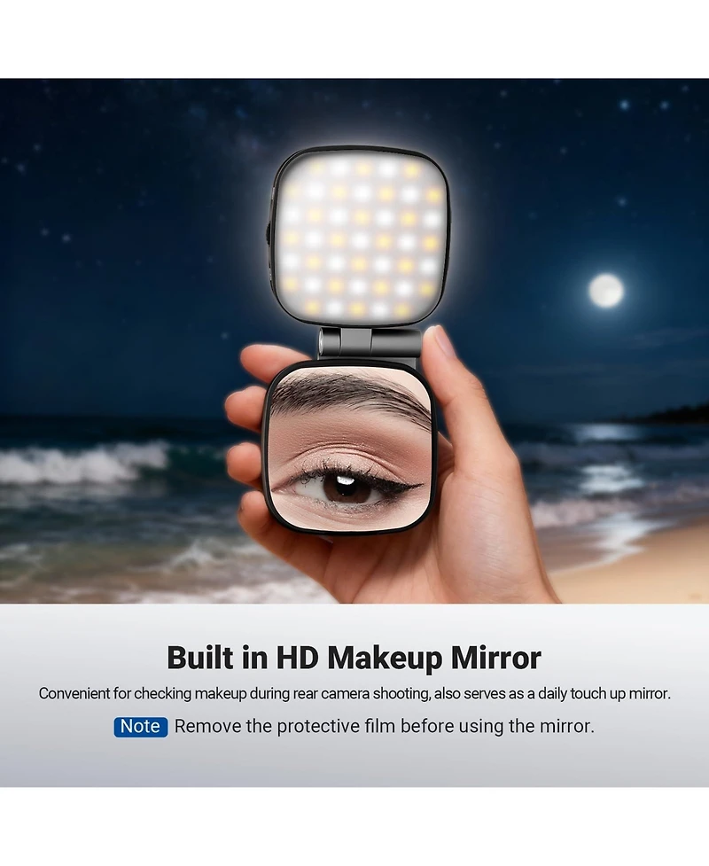 Neewer NL45B Led Video Light with 2W, CRI95, Bi Color for select iPhone models