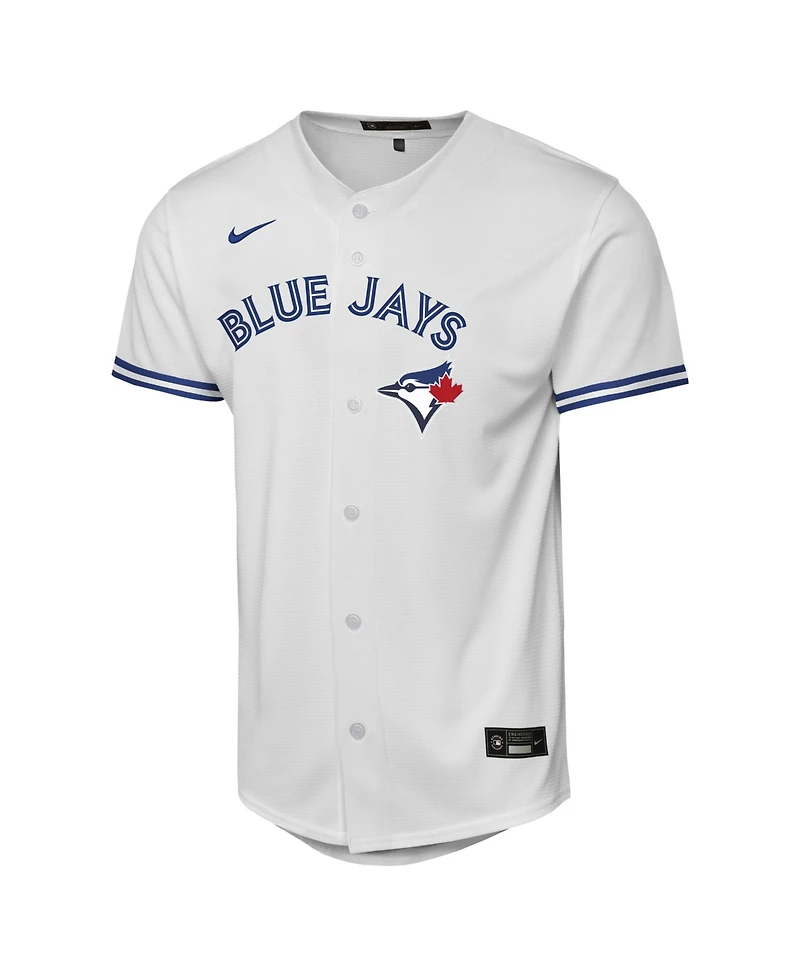 Nike Big Boys and Girls Trey Yesavage White Toronto Blue Jays Home Baseline Jersey