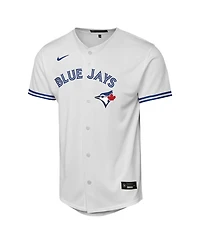 Nike Big Boys and Girls Trey Yesavage White Toronto Blue Jays Home Baseline Jersey