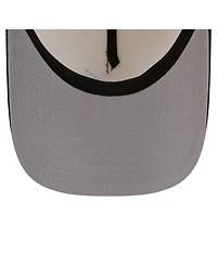 New Era Men's Cream Atlanta Braves Chrome A-Frame 59FORTY Fitted Hat