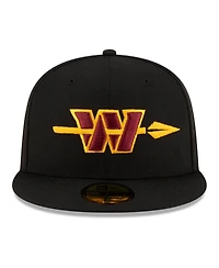 New Era Men's Black Washington Commanders Alternate 59FIFTY Fitted Hat