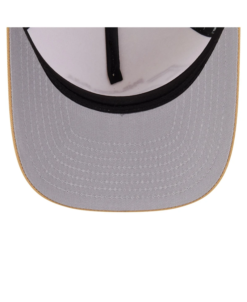 New Era Men's Cream Philadelphia Eagles Herringbone 9FIFTY A-Frame Snapback Hat