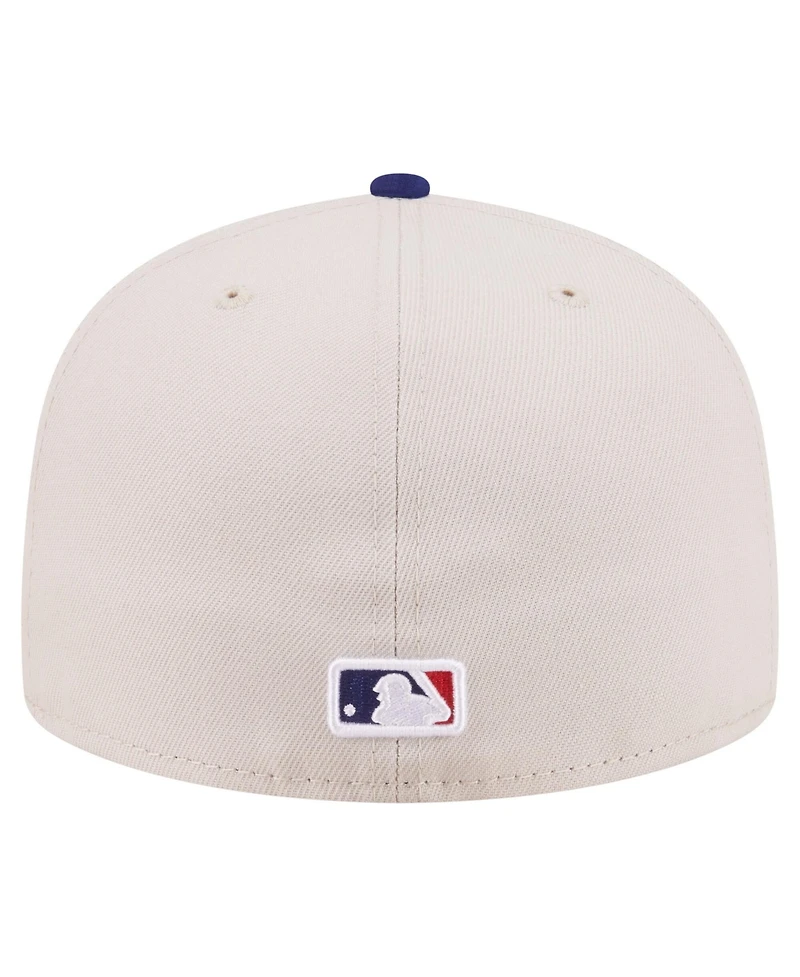 New Era Men's Khaki Philadelphia Phillies City Icon 59FIFTY Fitted Hat