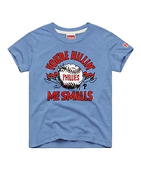 Homage Big Boys and Girls Light Blue Philadelphia Phillies x The Sandlot Tri-Blend T-Shirt