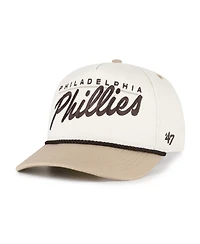 '47 Brand Men's Natural/Tan Philadelphia Phillies Neutral Terrain Hitch Rope Adjustable Hat