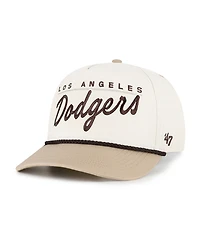 '47 Brand Men's Natural/Tan Los Angeles Dodgers Neutral Terrain Hitch Rope Adjustable Hat