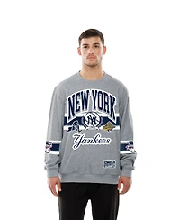 New Era Men's Gray York Yankees Sport Classics Sweatshirt