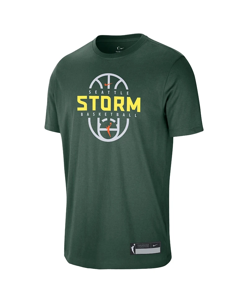 Nike Men's and Women's Green Seattle Storm 2026 On-Court Authentic Practice Premium T-Shirt