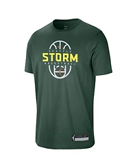 Nike Men's and Women's Green Seattle Storm 2026 On-Court Authentic Practice Premium T-Shirt