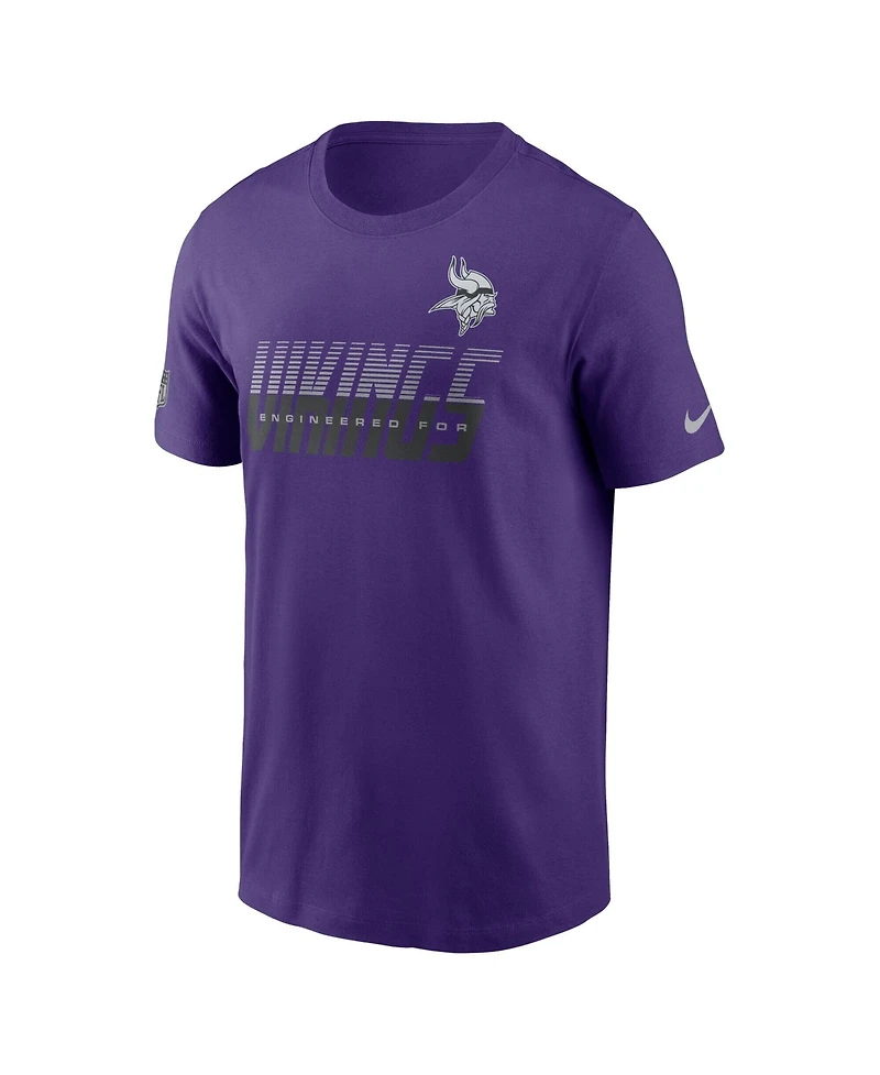 Nike Men's Purple Minnesota Vikings Sideline Dri-fit T-Shirt
