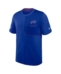 Nike Men's Royal Buffalo Bills Sideline Uv Dri-fit Coaches Shirt