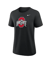 Nike Women's Black Ohio State Buckeyes Primary Logo T-Shirt