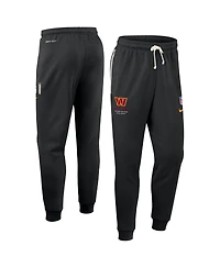 Nike Men's Black Washington Commanders Sideline Standard Issue Dri-fit Taper Pants