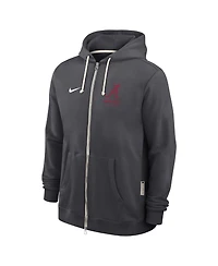 Nike Men's Anthracite Alabama Crimson Tide 2026 Sideline Standard Issue Dri-fit Full-Zip Hoodie