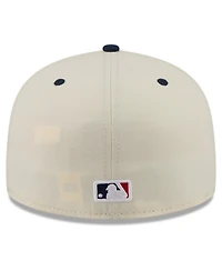 New Era Men's Cream/Navy Baltimore Orioles Usa 250 Fourth of July 59FIFTY Fitted Hat