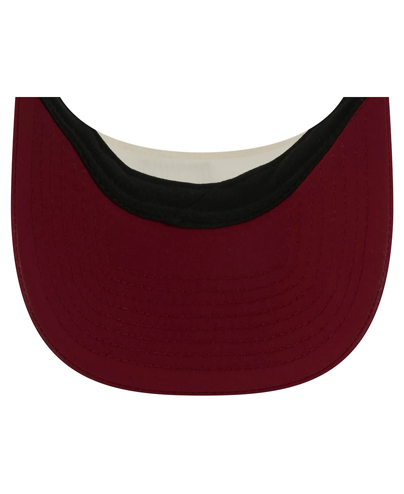 New Era Men's Cream/Burgundy Washington Commanders 2026 Nfl Training Camp Adjustable Visor Hat