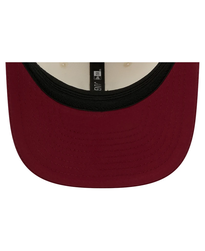 New Era Men's Cream/Burgundy Washington Commanders 2026 Nfl Training Camp 9SEVENTY Adjustable Hat
