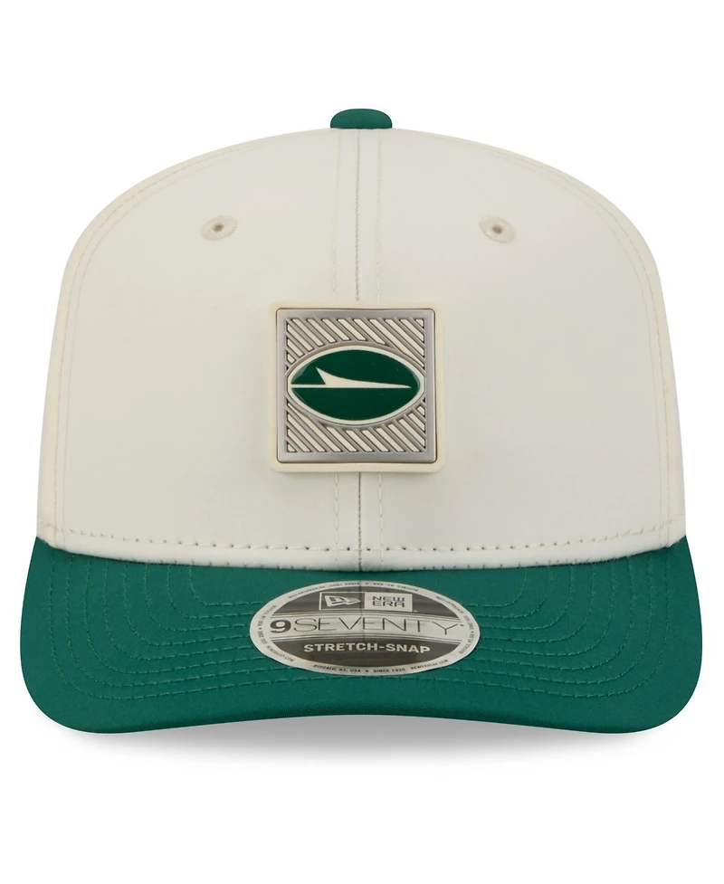 New Era Men's Cream/Green New York Jets 2026 Nfl Training Camp 9SEVENTY Adjustable Hat