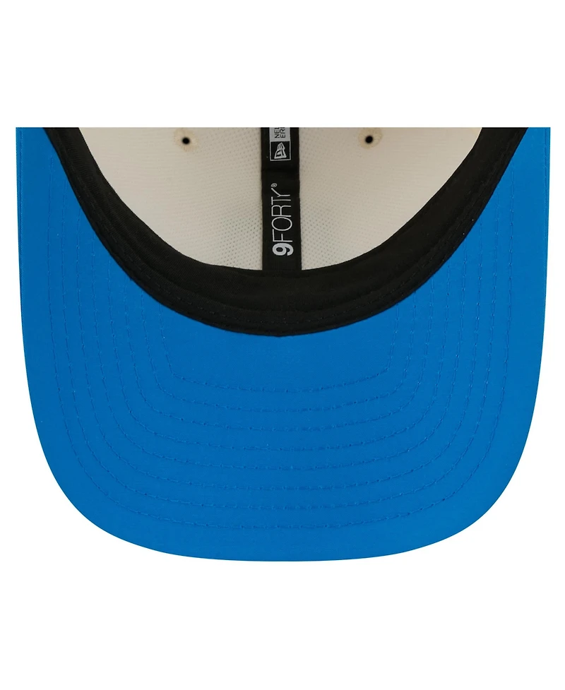 New Era Men's Cream/Blue Detroit Lions 2026 Nfl Training Camp 9FORTY Adjustable Hat