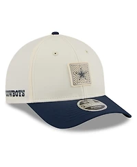 New Era Men's Cream/Navy Dallas Cowboys 2026 Nfl Training Camp 9FORTY Adjustable Hat