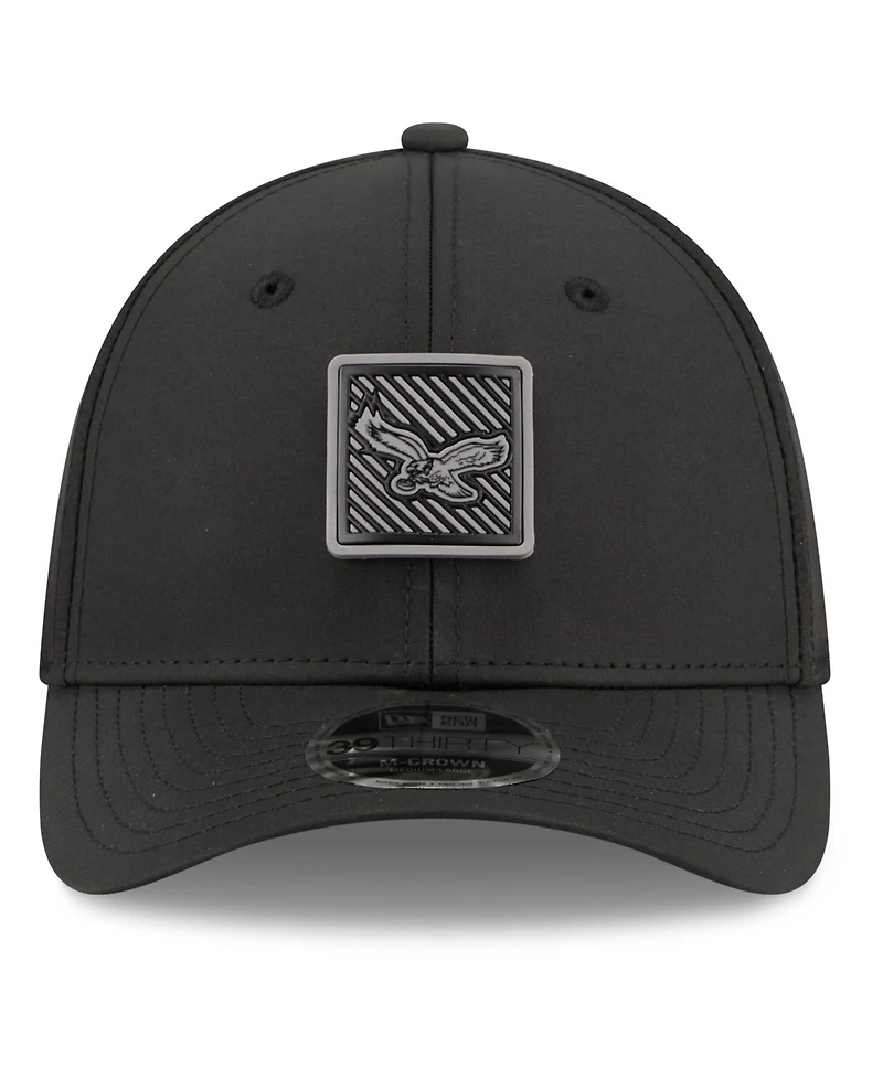 New Era Men's Black Philadelphia Eagles 2026 Nfl Training Camp 39THIRTY Flex Hat