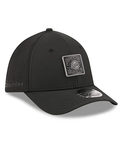 New Era Men's Black Miami Dolphins 2026 Nfl Training Camp 39THIRTY Flex Hat