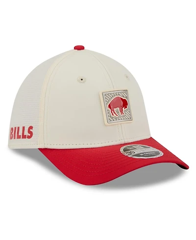 New Era Men's Cream/Red Buffalo Bills 2026 Nfl Training Camp 39THIRTY Flex Hat
