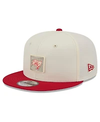 New Era Men's Cream/Red Tampa Bay Buccaneers 2026 Nfl Training Camp 9FIFTY Snapback Hat