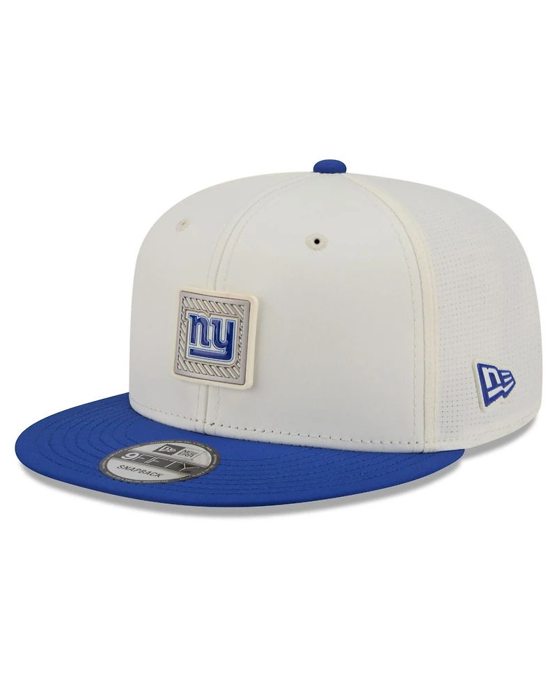 New Era Men's Cream/Royal New York Giants 2026 Nfl Training Camp 9FIFTY Snapback Hat