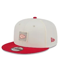 New Era Men's Cream/Red Kansas City Chiefs 2026 Nfl Training Camp 9FIFTY Snapback Hat