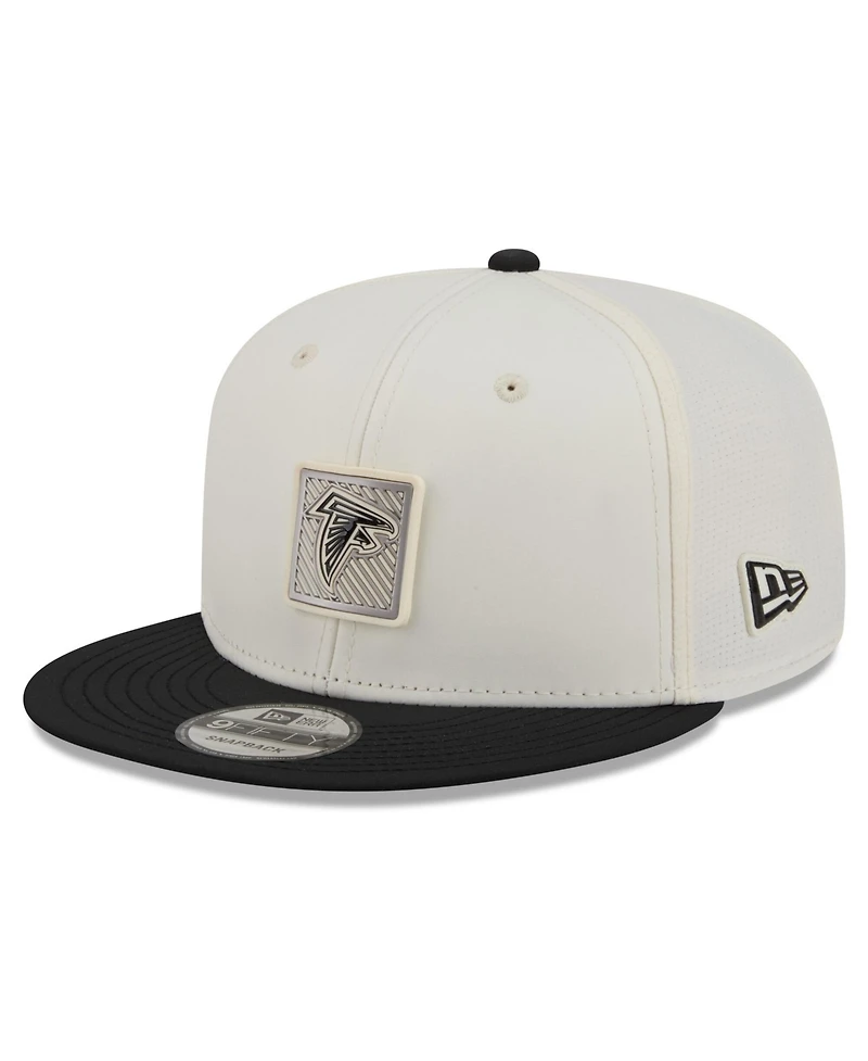 New Era Men's Cream/Black Atlanta Falcons 2026 Nfl Training Camp 9FIFTY Snapback Hat