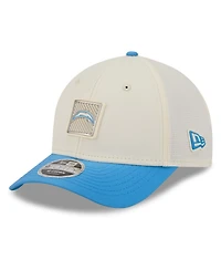 New Era Men's Cream/Powder Blue Los Angeles Chargers 2026 Nfl Training Camp 9FORTY Adjustable Hat