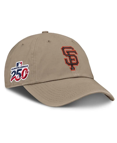 Nike Men's Khaki San Francisco Giants Celebrating America's 250th Club Adjustable Hat