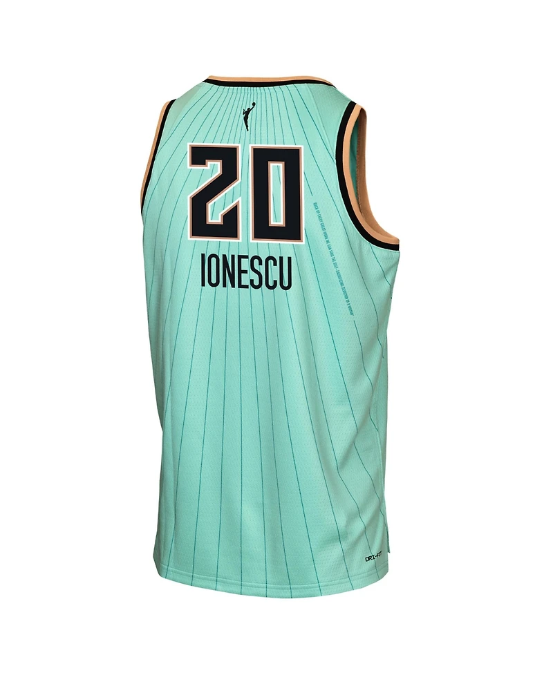 Nike Big Boys and Girls Sabrina Ionescu Mint New York Liberty Victory Rebel Edition Jersey