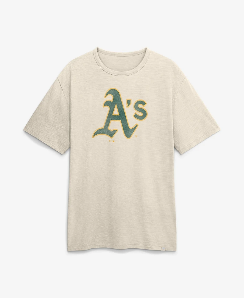 Fanatics Men's Cream Athletics Stadium Slub T-Shirt