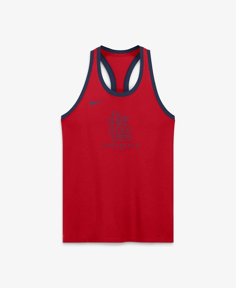 Nike Women's Red St. Louis Cardinals Tri-Blend Dri-fit Racerback Tank Top